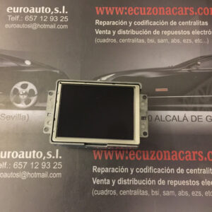 9022 014 52659 PANTALLA MULTIFUNCION NAVEGADOR PEUGEOT 607 disponemos de la posibilidad de realizar clonaciones y codificaciones , alquiler de centralitas reparacion de abs airbags , cuadros, tarjetas y direcciones Copia de llaves centralita del motor / motorsteuergerät / engine control unit unidad reprogramaciones egr dpr filtro de particulas , CONSULTAR PRECIOS Y DISPONIBLIDAD