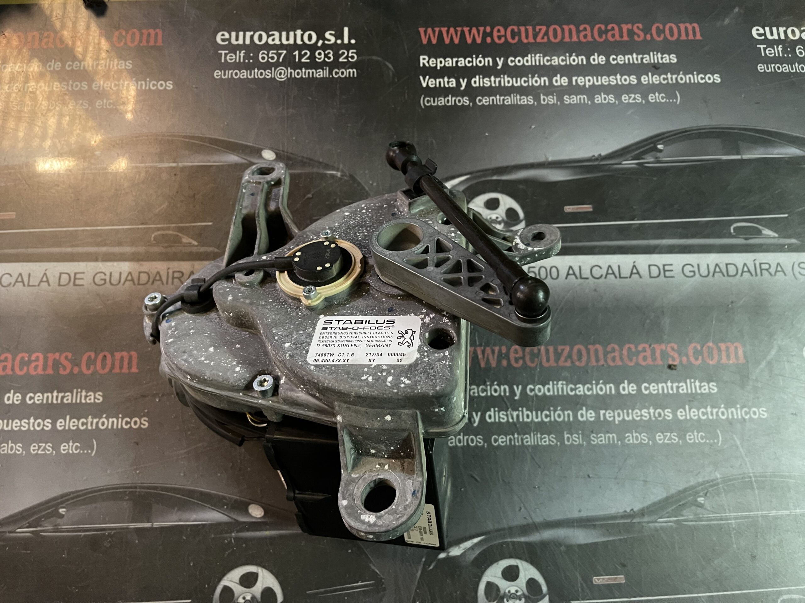STABILUS STAB O FOCS 6559RR ES6 5003 BCM MOTOR DE MALETERO PORTON TRASERO APERTURA AUTOMATICA PEUGEOT 607 disponemos de la posibilidad de realizar clonaciones y codificaciones , alquiler de centralitas reparacion de abs airbags , cuadros, tarjetas y direcciones Copia de llaves centralita del motor / motorsteuergerät / engine control unit unidad reprogramaciones egr dpr filtro de particulas , CONSULTAR PRECIOS Y DISPONIBLIDAD