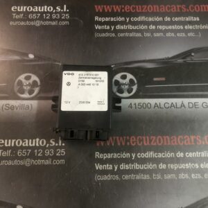 410 215 010 001 ZENTRALVERRIEGELUNG VDO MERCEDES BENZ CENTRALITA CIERRE CENTRALIADO MERCEDES BENZ VITO W638 410 215 010 001 ZENTRALVERRIEGELUNG VDO MERCEDES BENZ disponemos de la posibilidad de realizar clonaciones y codificaciones , alquiler de centralitas reparacion de abs airbags , cuadros, tarjetas y direcciones Copia de llaves centralita del motor / motorsteuergerät / engine control unit unidad reprogramaciones egr dpr filtro de particulas , CONSULTAR PRECIOS Y DISPONIBLIDAD