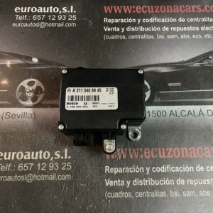 0 199 000 002 UNIDAD DE CONTROL DE CARGA DE BATERIA MERCEDES BENZ CALSE E W211 disponemos de la posibilidad de realizar clonaciones y codificaciones , alquiler de centralitas reparacion de abs airbags , cuadros, tarjetas y direcciones Copia de llaves centralita del motor / motorsteuergerät / engine control unit unidad reprogramaciones egr dpr filtro de particulas , CONSULTAR PRECIOS Y DISPONIBLIDAD