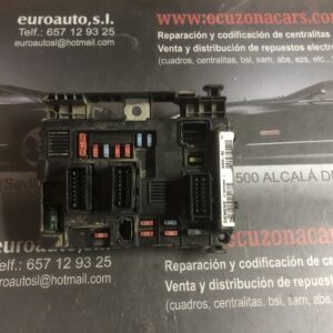 BSM B2 CAJA DE FUSIBLES PSA PEUGEOT CITROEN disponemos de la posibilidad de realizar clonaciones y codificaciones , alquiler de centralitas reparacion de abs airbags , cuadros, tarjetas y direcciones Copia de llaves centralita del motor / motorsteuergerät / engine control unit unidad reprogramaciones egr dpr filtro de particulas , CONSULTAR PRECIOS Y DISPONIBLIDAD