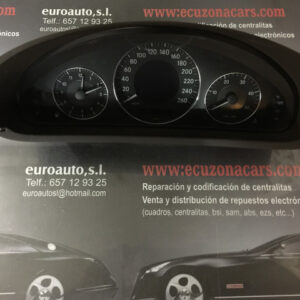 110 080 251 005 cuadro de instrumentos mercedes benz clk w209 disponemos de la posibilidad de realizar clonaciones y codificaciones , alquiler de centralitas reparacion de abs airbags , cuadros, tarjetas y direcciones Copia de llaves centralita del motor / motorsteuergerät / engine control unit unidad reprogramaciones egr dpr filtro de particulas , CONSULTAR PRECIOS Y DISPONIBLIDAD