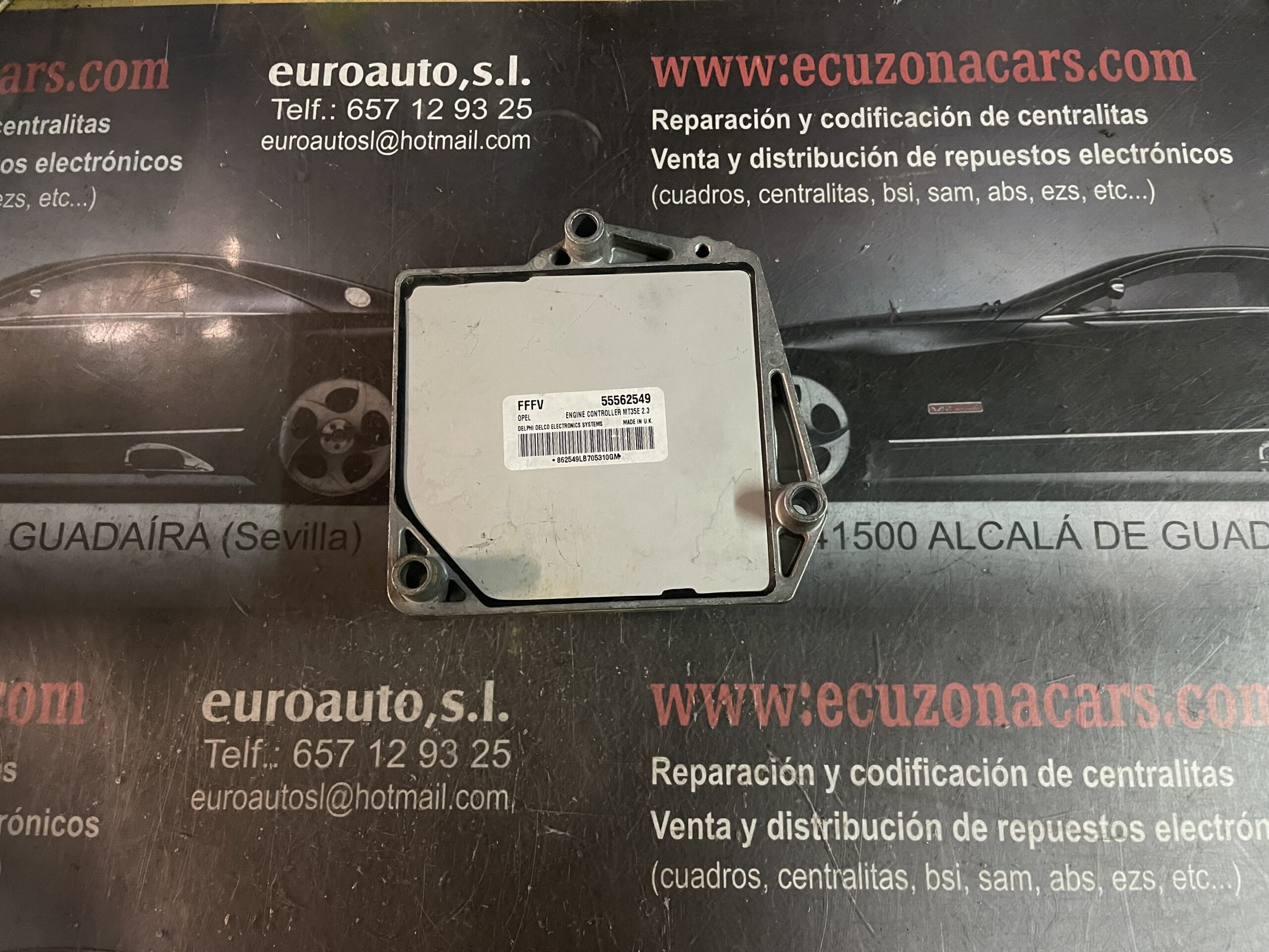 fffv 55562549 mt35e23 centralita de motor opel astra h disponemos de la posibilidad de realizar clonaciones y codificaciones , alquiler de centralitas reparacion de abs airbags , cuadros, tarjetas y direcciones Copia de llaves centralita del motor / motorsteuergerät / engine control unit unidad reprogramaciones egr dpr filtro de particulas , CONSULTAR PRECIOS Y DISPONIBLIDAD